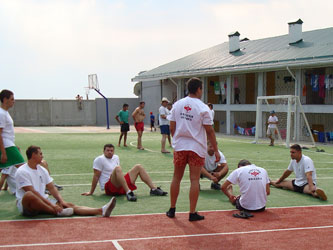 Болгары на отдыхе готовятся к турниру по футболу