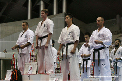 Призеры Чемпионата Мира по каратэ киокушинкай - The 4th World Weight Category Championships