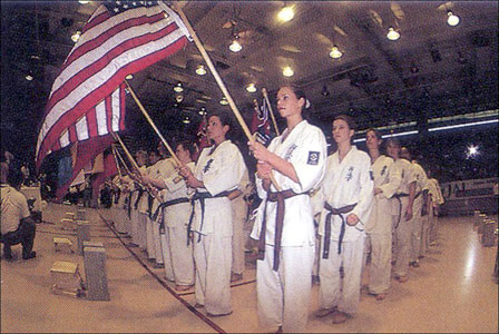 Участницы Первого чемпионата Мира среди женщин, по каратэ кекусинкай