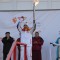 Бату Хасиков начал эстафету Олимпийского огня в Калмыкии