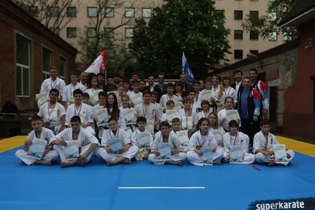 Фотографии турнира по киокусинкай, посвященного 45-летию создания школы Самбо-70