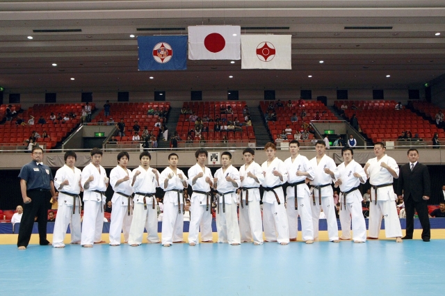 Сборная команда Японии на Чемпионат мира по киокушинкай