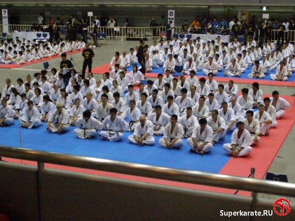 Участники Чемпионата Мира по каратэ киокушинкай