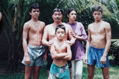 Лиото Мачида и его семья