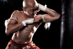 Немного настоящего тайского бокса. Тамала в действии
