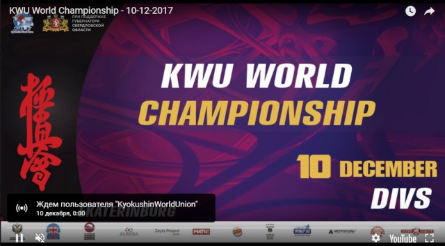 Запись онлайн трансляции финалов 3-го Чемпионата мира KWU