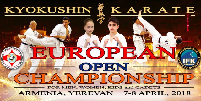 Обзор основных категорий участников Чемпионата Европы IFK по киокусинкай в Армении
