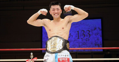 Чемпион Японии по киокушинкай Чихиро Накаджима стал обладателем чемпионского пояса KRUSH