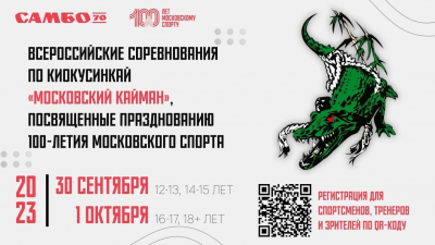 Всероссийские соревнования «Московский Кайман» 2023