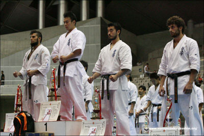 Призеры Чемпионата Мира по каратэ киокушинкай - The 4th World Weight Category Championships