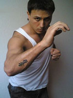 Татуировки в стиле Якудза на теле каратиста Михаила Фесенко.