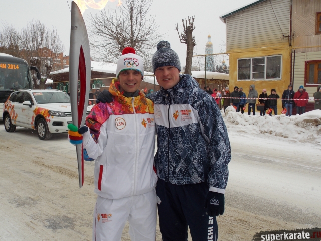 Киокушиновцы Башкортостана приняли эстафету Олимпийского огня