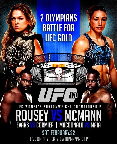 UFC 170 - Ronda Rousey vs Sara Mcmann