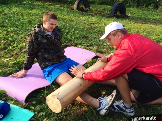 Накатка голени - релакс каратиста
