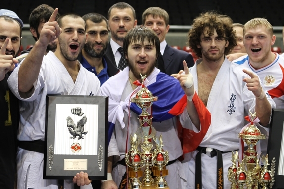 Сборная России на 11-ый абсолютный Чемпионат мира по каратэ киокушинкай