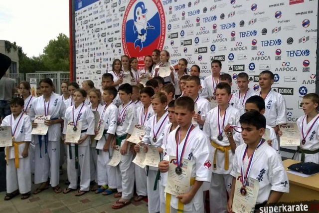 Результаты Всероссийских соревнований по киокусинкай  - возраст 12-13 лет