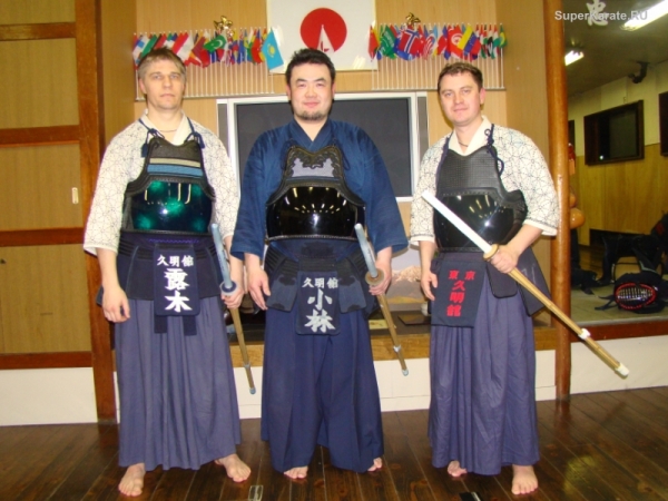 Японский меч в руках Киокушина
