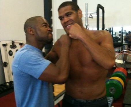 Рашад Эванс и Антонио Силва