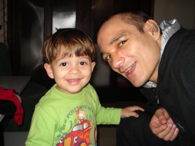 Витор Миранда с сыном