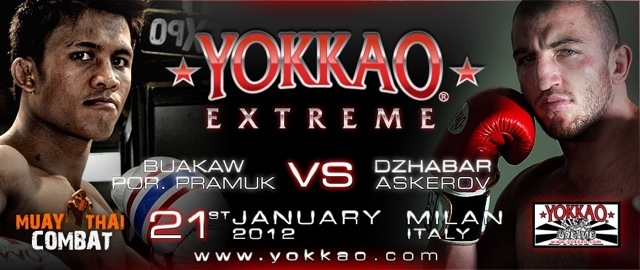 Yokkao получает эксклюзив на поединок Baukaw Por. Pramuk vs Dzahbar Askerov