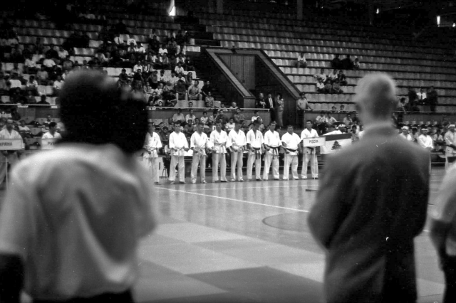 Пленочный черно-белый киокушин 1993 года
