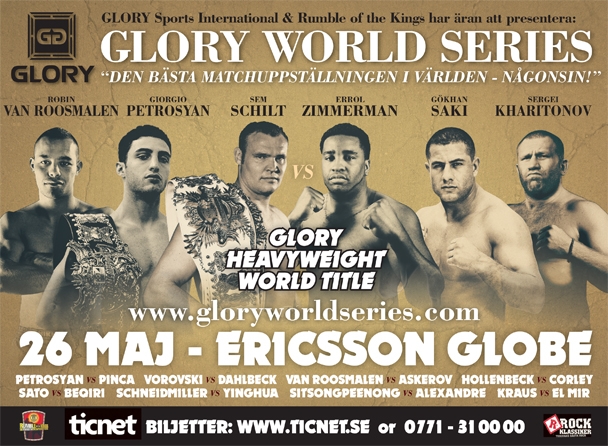 Билетная программа турнира Glory World Series в Стокгольме провалена