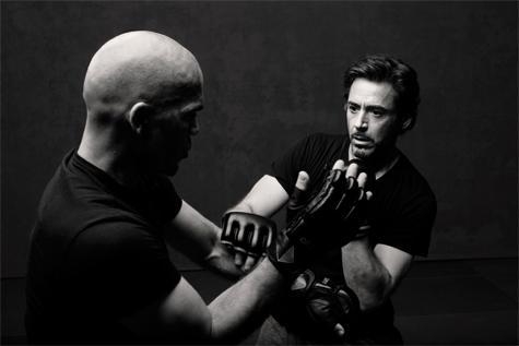 Robert Downey Jr. & his personal trainer Brad Bose