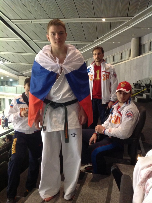 Никита Сытник Победитель Первенства мира по киокушинкай