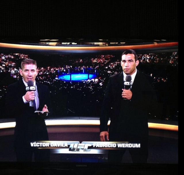 Комментатор Вердум за работой