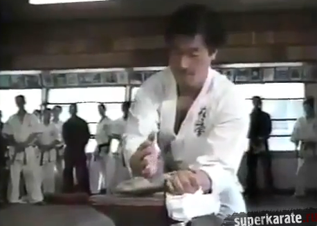 Киокушинкай каратэ в телепередаче японского телевидения 1983 год