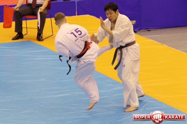 Бои Александра Аристова на 34-м Чемпионате Японии по киокушинкай