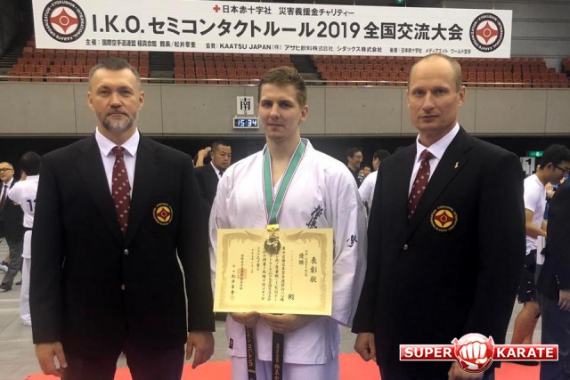 Константин Коваленко стал чемпионом Японии по полуконтактному каратэ (IKO)
