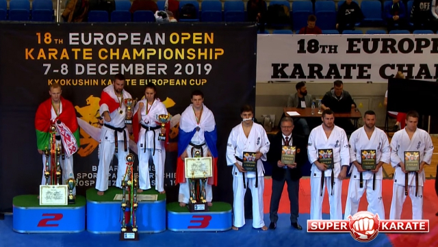 Результаты 18-го Абсолютного Чемпионата Европы по киокушинкай