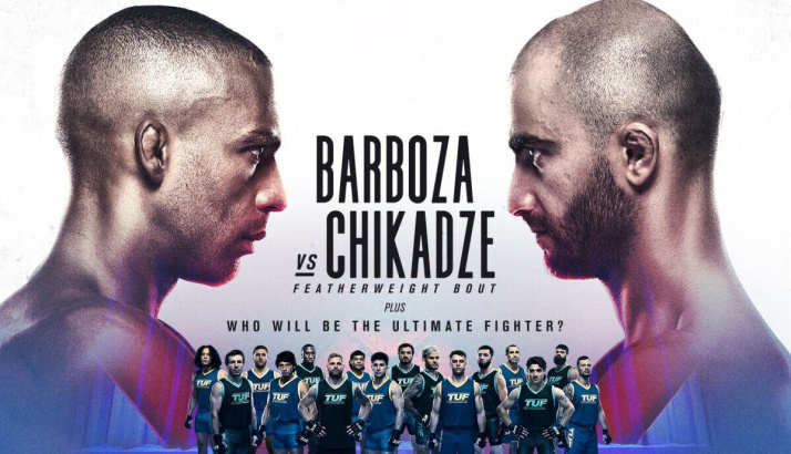 Полный файткард UFC on ESPN 30: Барбоза – Чикадзе, Ли – Родригес