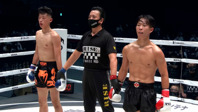 Чемпионы Японии по киокушинкай успешно выступили на турнире по кикбоксингу RISE