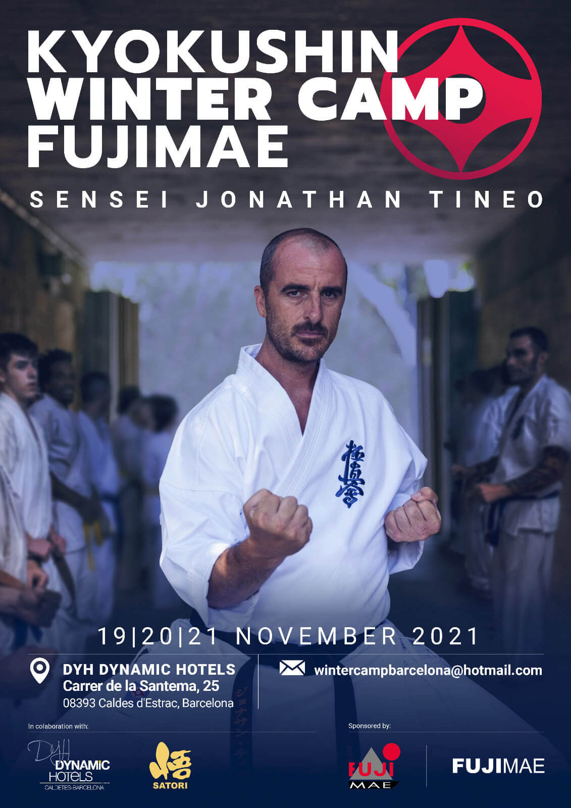 Kyokushin Winter Camp Fujimae. Зимние сборы Джонатана Тинео