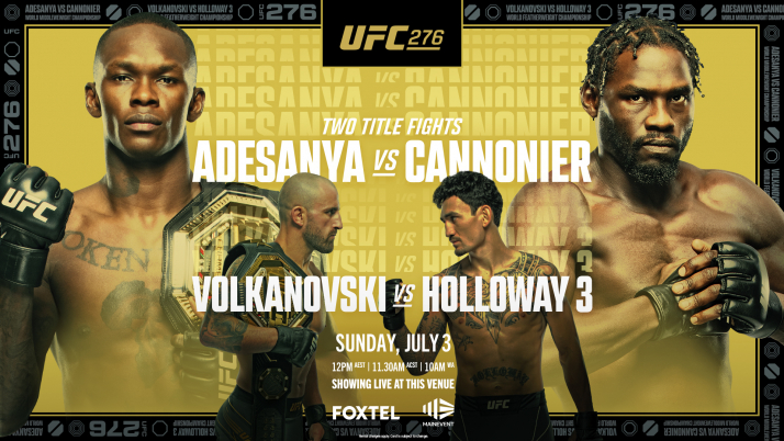 UFC 276 Адесанья – Каннонье: кард, расписание боев, где смотреть онлайн