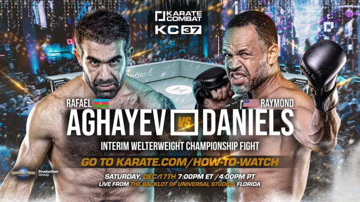 Рафаэль Агаев подерется с кикбоксером Рэймондом Дэниэлсом на Karate Combat 37
