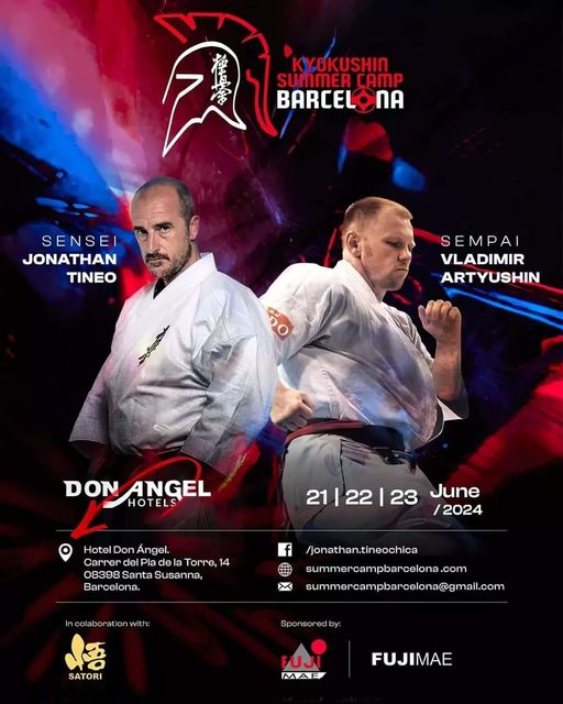Kyokushin Summer Camp Barcelona 2024. 12-й Летний Лагерь кумитэ Джонатана Тинео