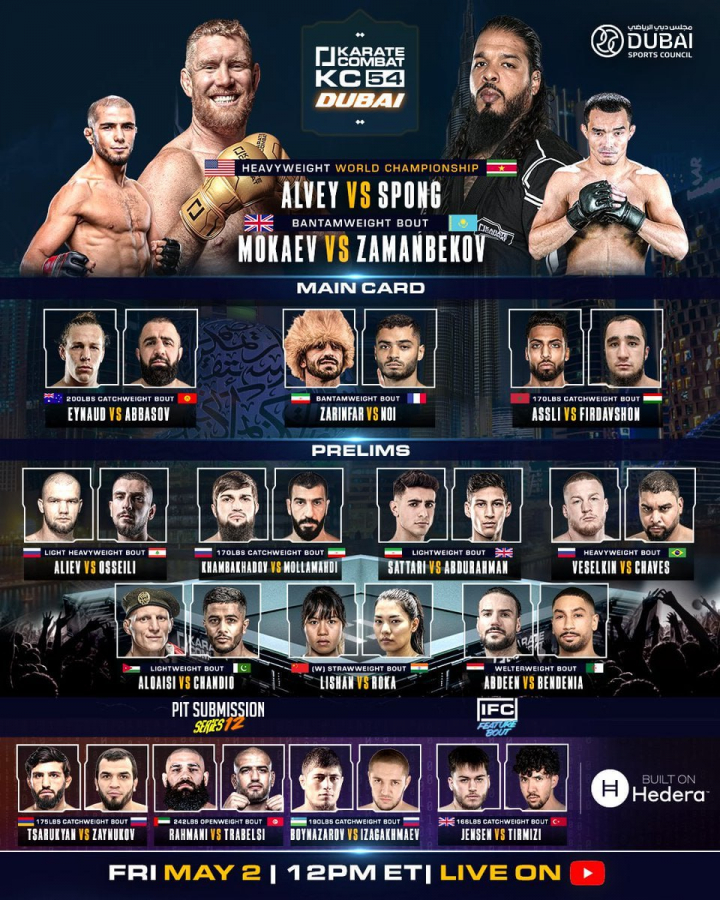 Арман Царукян, Мохаммад Мокаев и несколько россиян дебютировали в Karate Combat