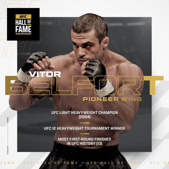 Витор Белфорт войдет в Зал славы UFC