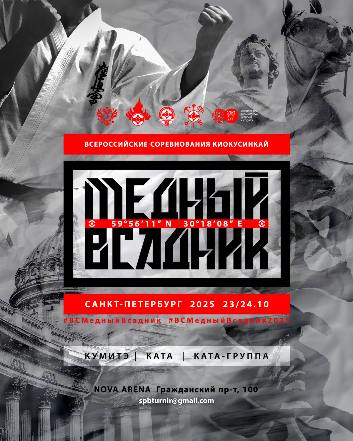 Всероссийские соревнования по киокусинкай «Медный Всадник»