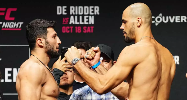 UFC: Азамат Бекоев досрочно проиграл Юсри Белгаруи