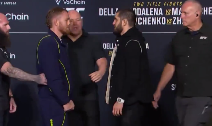 Боссу UFC пришлось вмешаться в битву взглядов Махачева с Маддаленой