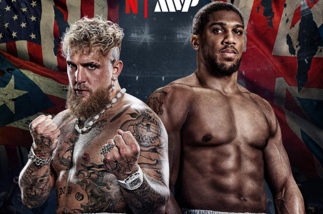 Официально: Энтони Джошуа и Джейк Пол проведут боксерский бой в декабре