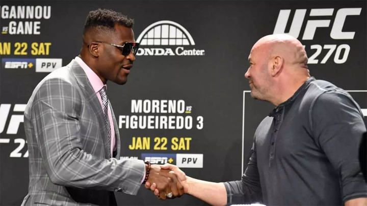 Фрэнсис Нганну хватал Дану Уайта за шиворот – как это было