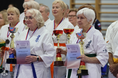 Результаты Всероссийских соревнований по ката киокусинкай «Долголеты России»