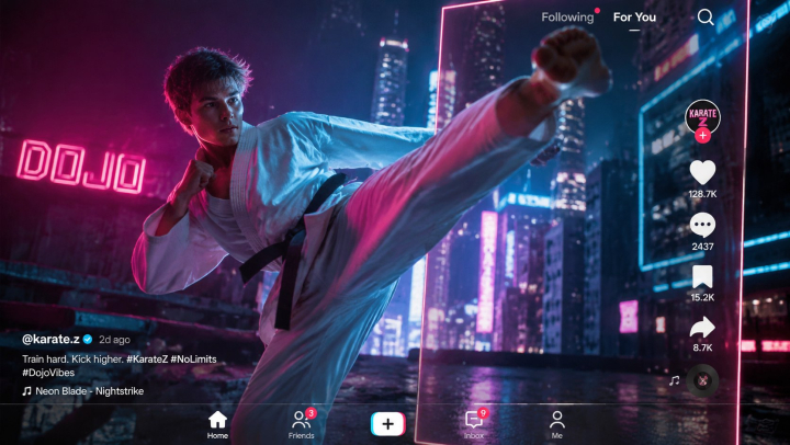 Каратэ в эпоху TikTok: как короткие видео меняют популяризацию боевых искусств среди зумеров