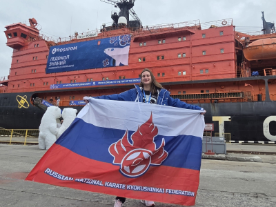 Елизавета Забелина отправилась на Северный полюс на «Ледоколе знаний»