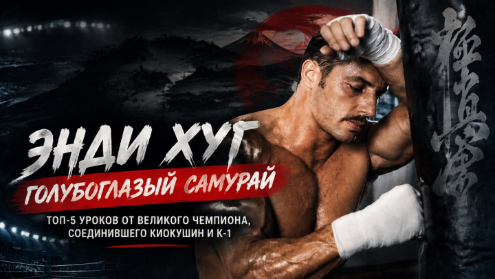 Энди Хуг – Голубоглазый Самурай: топ-5 уроков от великого чемпиона, соединившего Киокушин и К-1